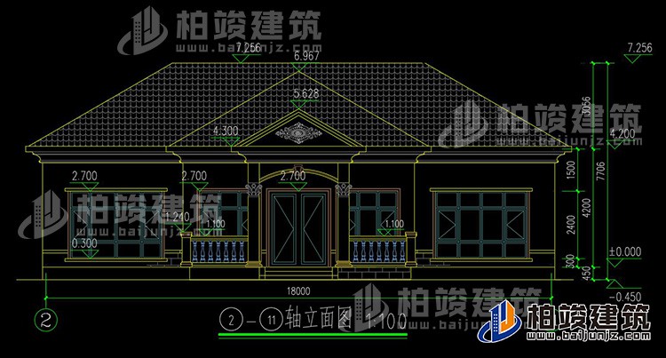 正立面图